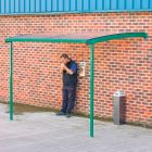 Large Wall Mounted Smoking Shelter