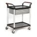Proplaz Shelf Trolley - 2 Shelves & 2 Lockable Drawer - L.750 W.460 H.940