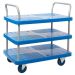 Proplaz Blue - Three Tier Trolley - L.900 W.600 H.730