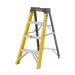 Climb-It® Glass Fibre Swingback Steps - 3 Treads & Tool Tray - H.910 W.380 D.660