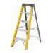 Climb-It® Glass Fibre Swingback Steps - 4 Treads & Tool Tray - H.1150 W.425 D.825