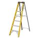 Climb-It® Glass Fibre Swingback Steps - 6 Treads & Tool Tray - H.1630 W.515 D.1155