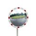 Circular Traffic Mirrors with Reflective Edges - 800mm dia. approx 15 metre visibility distance 