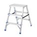 Folding Aluminium Steps - 3 Steps - H.667 W.480 D.690