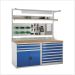  System Tek Workbenches - 2x 900mm Cabinets