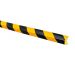 TRAFFIC-LINE EDGE PROTECTION - 1,000mm LENGTHS - SELF ADHESIVE - TRAPEZE 40/35 - YELLOW/BLACK