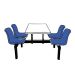 Canteen Table - 4 Seats, Access 2 Way - L.1250 W.1730 H.810