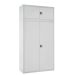 Modular Cupboard - Light Grey Doors - 3 Shelves - 1800.1200.600