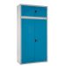Modular Cupboard - Light Blue Doors - 3 Shelves - 1800.900.460