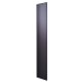 Executive End Panel - Hacienda Black Doors - H.1800 W.380 D.380