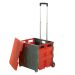 Folding Box Truck With Removable Lid - Grey/Red - 35KG