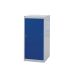 Laptop & Tablet Storage Locker - 8 Compartments, 1 Door - Dark Blue Doors - H.1000 W.500 D.500