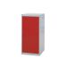 Laptop & Tablet Storage Locker - 8 Compartments, 1 Door - Red Doors - H.1000 W.500 D.500
