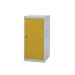 Laptop & Tablet Storage Locker - 8 Compartments, 1 Door - Yellow Doors - H.1000 W.500 D.500