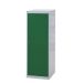 Laptop & Tablet Storage Locker - 12 Compartments, 1 Door - Green Doors - H.1460 W.500 D.500