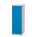 Laptop & Tablet Storage Locker - 12 Compartments, 1 Door - Light Blue Doors - H.1460 W.500 D.500