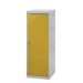 Laptop & Tablet Storage Locker - 12 Compartments, 1 Door - Yellow Doors - H.1460 W.500 D.500