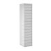 Laptop & Tablet Storage Locker - 15 Compartments, 15 Doors - Light Grey Doors - H.1800 W.380 D.450