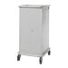 Laptop Charging Trolley - 8 Compartments, 2 Doors -  Light Grey Doors - H.1200 W.525 D.670