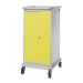 Laptop Charging Trolley - 8 Compartments, 2 Doors -  Yellow Doors - H.1200 W.525 D.670