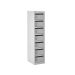 Post Box Locker - 140 Series - Light Grey Doors - H.1230 W.300 D.380