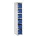 Post Box Locker - 240 Series - Dark Blue Doors - H.1665 W.300 D.380