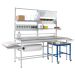 Pack Tek Dual Workbench Kit 1 - H.840-1100 W.2100 D.750 - Laminate Worktop