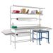 Pack Tek Dual Workbench Kit 3 - H.840-1100 W.2100 D.750 - Laminate Worktop