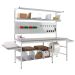 Pack Tek Dual Workbench Kit 4 - H.840-1100 W.1800 D.750 - Laminate Worktop