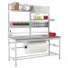 Pack Tek Individual Workbench Kit 1 - H.840-1100 W.1500 D.750 - Laminate Worktop