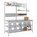 Pack Tek Individual Workbench Kit 2 - H.840-1100 W.1500 D.750 - Laminate Worktop