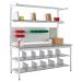 Pack Tek Individual Workbench Kit 4 - H.840-1100 W.1800 D.750 - Laminate Worktop