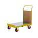 Platform Truck - Single Handle - Plywood End - Yellow - H.1050 W.600 D.900
