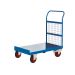 Platform Truck - Single Handle - Mesh End - Dark Blue - H.1050 W.600 D.1200