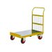 Platform Truck - Single Handle - Mesh End - Yellow - H.1050 W.600 D.900