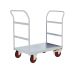 Platform Truck - Twin Handle - Open End - Light Grey - H.1050 W.600 D.1200